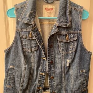 Mossimo Blue Denim Vest